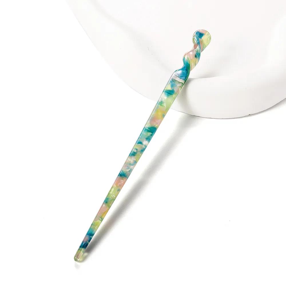 

Chinese Style Hair Sticks Vintage Acetate Resin Chopstick for Women Hairpin Hair Clip Pin Headwear Wedding Hair Jewelry Supplies
