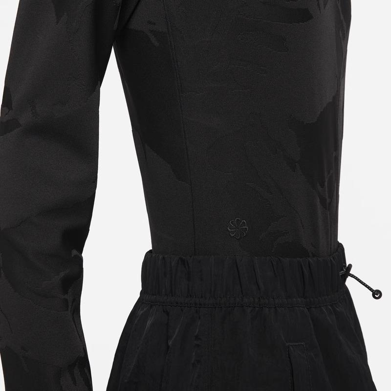 Nike Sportovní oblečení Tech Pack Logo Vyšívané Pletené Body Dámské Body Černé DQ6997-010