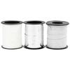 Assortment of Curling Ribbon - Unspecified - 10 Mm X 15 M - White - Silvery - 3 Pcs