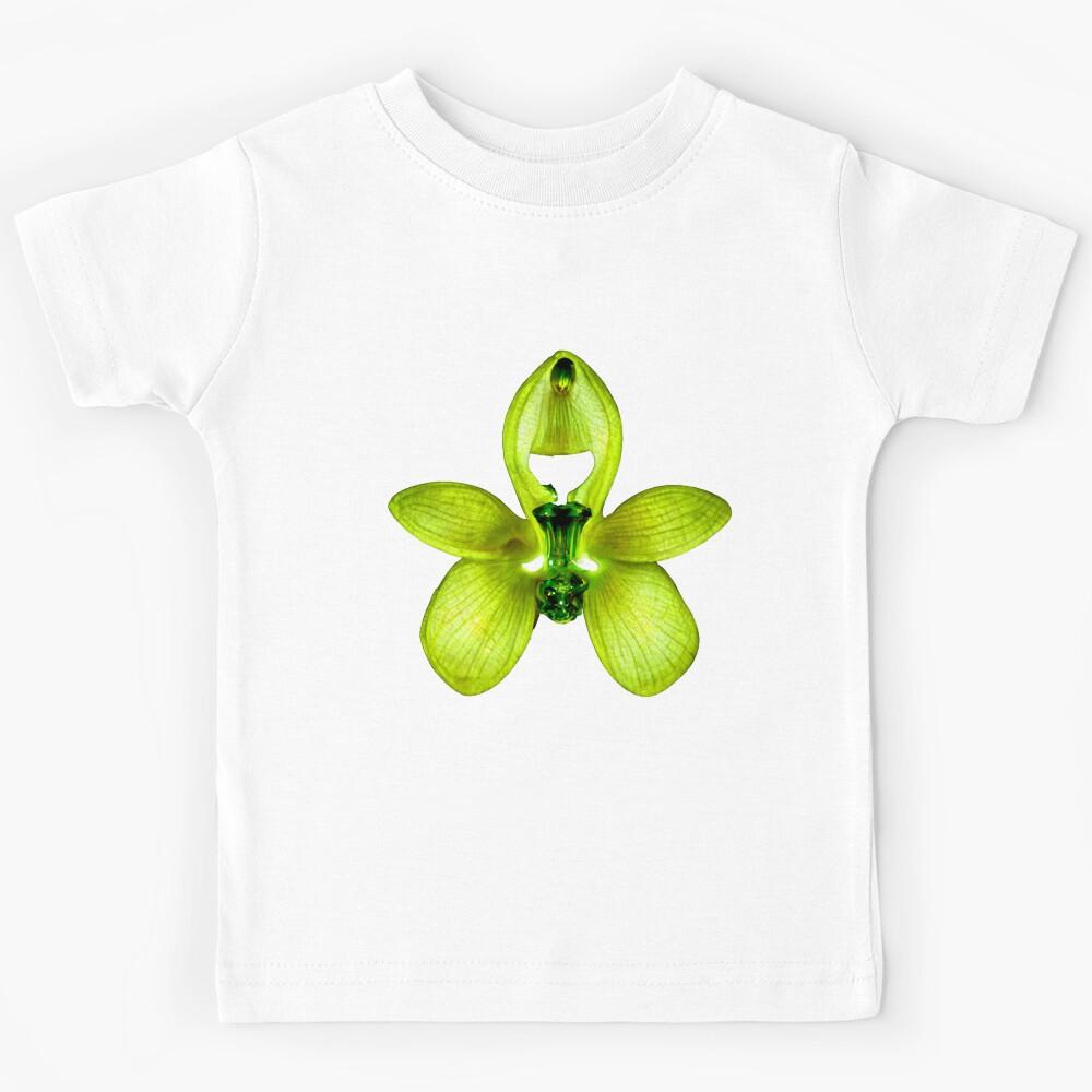 Uranium Glass Orchid Kids T-Shirt 150