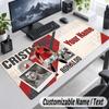 Cristiano Ronaldo Personalized Large Mouse Pad Custom Name Text Extended Desk Mat Gaming Mousepad