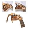 Hamster Platform Cage Ladder Toy Small Animals Climbing Jumping Boredom Pet Toy