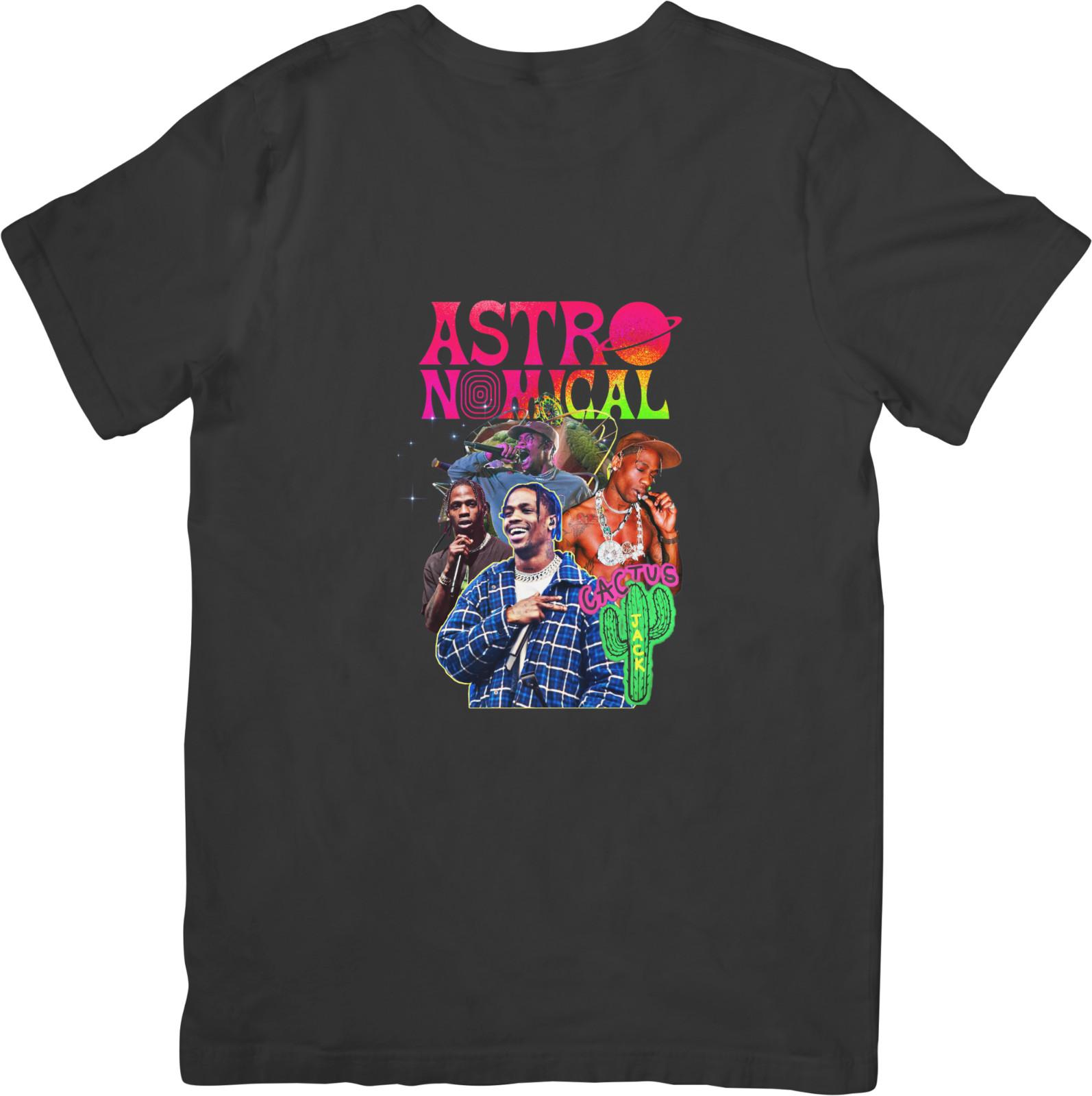 

Astro Nomical Rappers Music Fit for Men Women Quality Cotton T-Shirt Black L