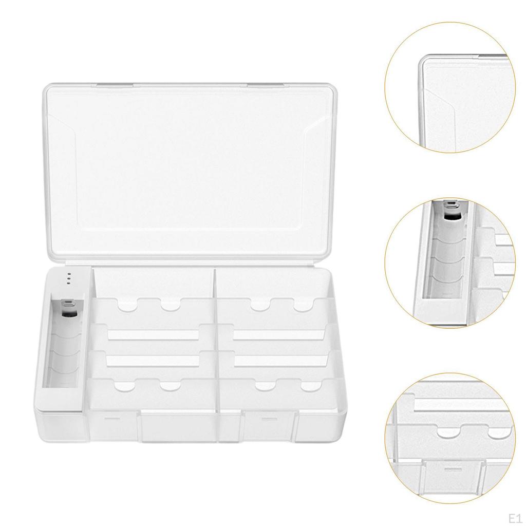 Battery Storage Case AA/AAA Container Practical Carrying Portable Stable Anti Collision