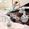 1 Pc Ceramic Incense Burner Elegant Incense Holder Handcrafted Palo Santo & Sage Burner for Yoga Meditation and Home Decoration