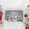 Christmas Snowman Tree Snowflake Door Mat Decor Anti-slip Front Door Rug Welcome Mat Bedroom Floor Mat Christmas Decorations