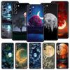 Mond am Ast Handyhülle für Samsung Galaxy S25 S24 S23 S22 S20 Ultra S21 FE 5G S10 Plus S10E Weiche TPU-Hülle