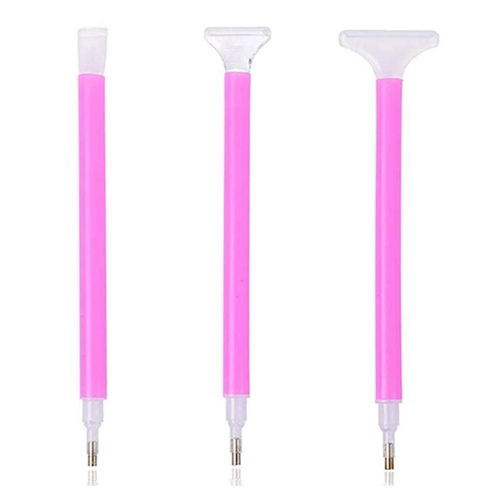 

3/4/8x Ручка для захвата страз для алмазной живописи Три бусины Шесть бусин Девять бусин Ручки Сделай сам Быстрая паста Захват драгоценных камней Ручка для алмазной живописи