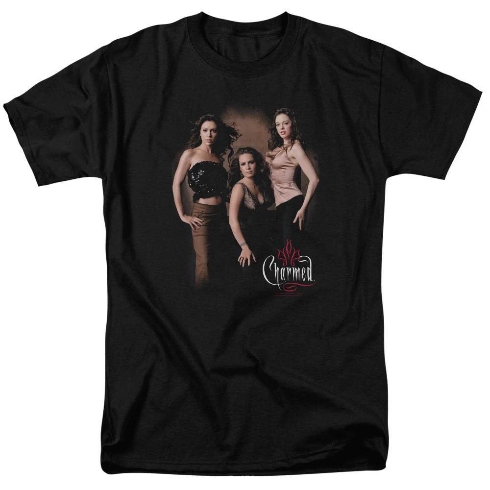 Charmed Three Hot Witches Licensed Adult T-Shirt M