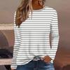 Summer Fashion Women's Casual Long-sleeved Printed T-shirt Top