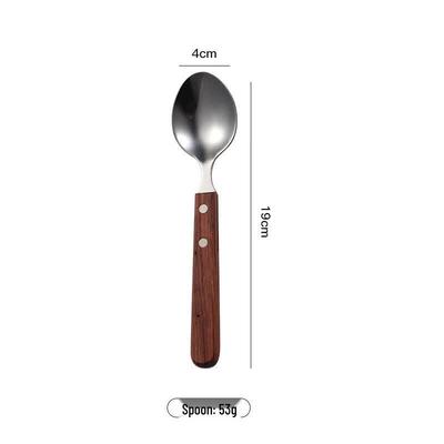 Qianxing Wooden Handle Stainless Steel Cutlery