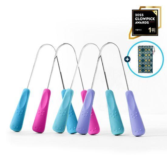 DR TUNG'S Non-Gagging Tongue Cleaner (with Pouch) (random Color)