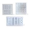 Flexible Silicone Resin Molds Silicone Jewelry Making Mold DIY Pendant Moulds for DIY Crafts and Phone Case Decorations