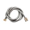 Universal Stainless Steel Shower Hose Sprinkler Connector: Explosion-Proof, Short Hot Water Outlet Pipe