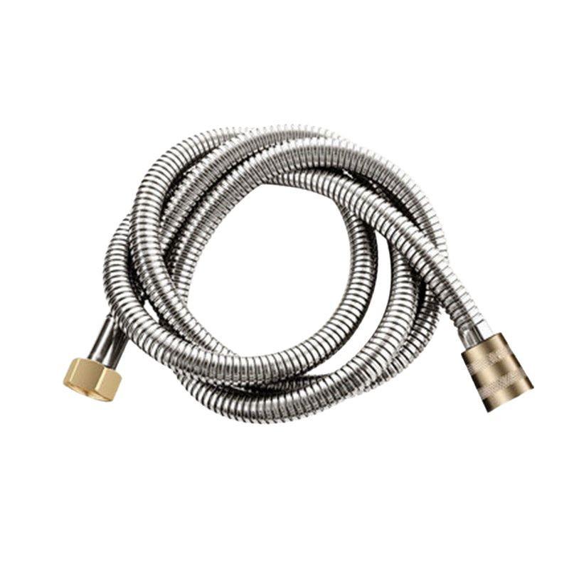 Universal Stainless Steel Shower Hose Sprinkler Connector: Explosion-Proof, Short Hot Water Outlet Pipe