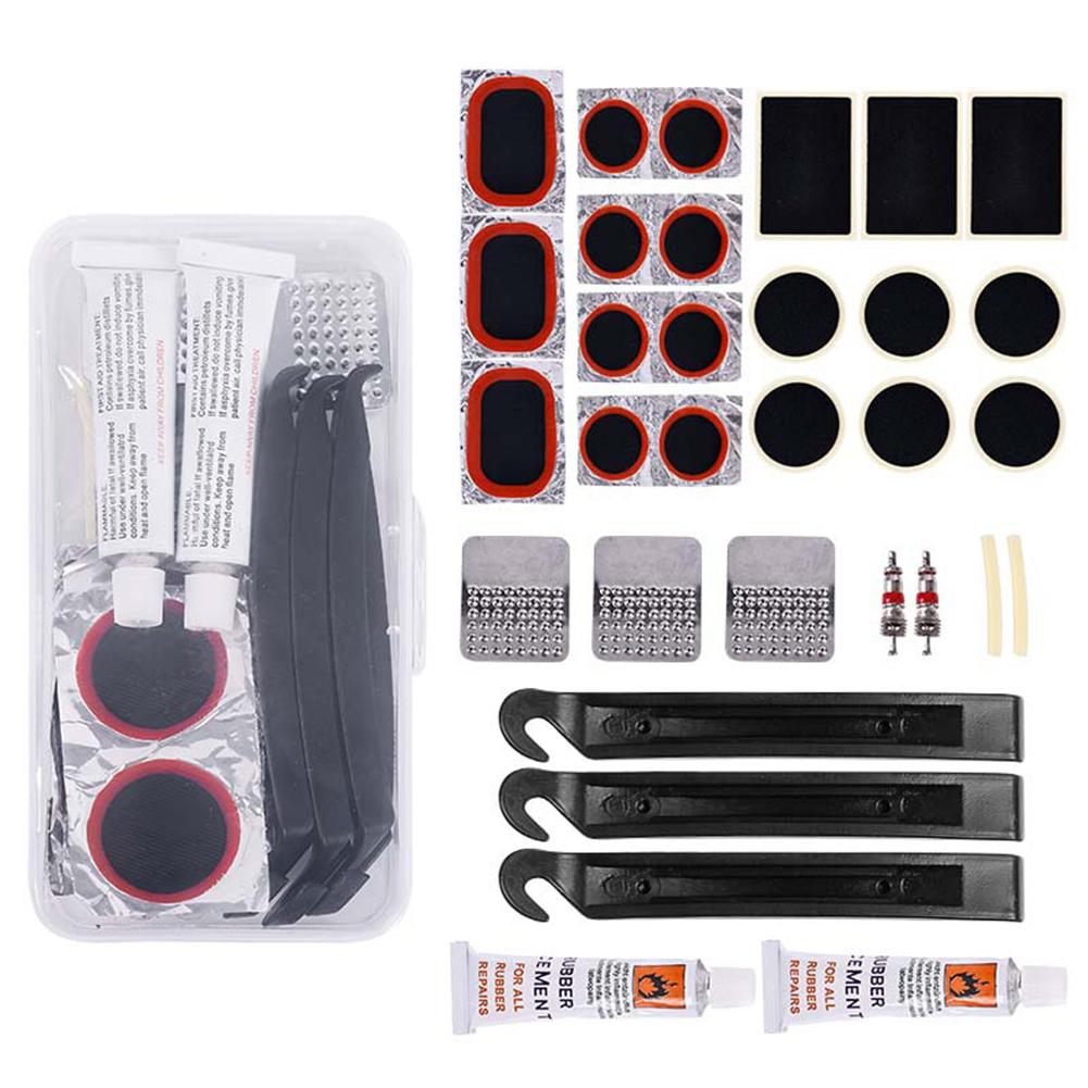 Bike Tire Repair Kit Bicycle Tire Repair Kit Glueless Self-Adhesive Patches Portable