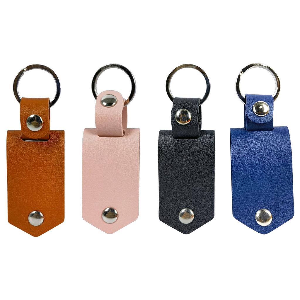 Personalized Full Color Printing Keyring with Sturdy PU Leather Materials Stylish and Portable for Everyday Use