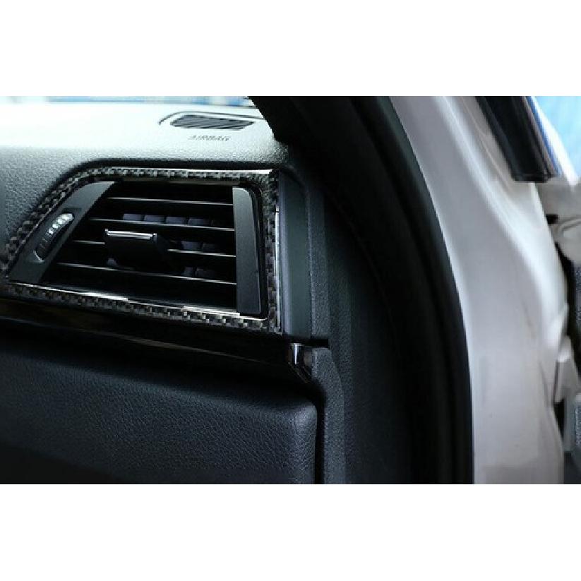 For BMW 3 4 Series GT 13- Real Carbon Fiber Dashboard L&R  Outlet Vent Trim