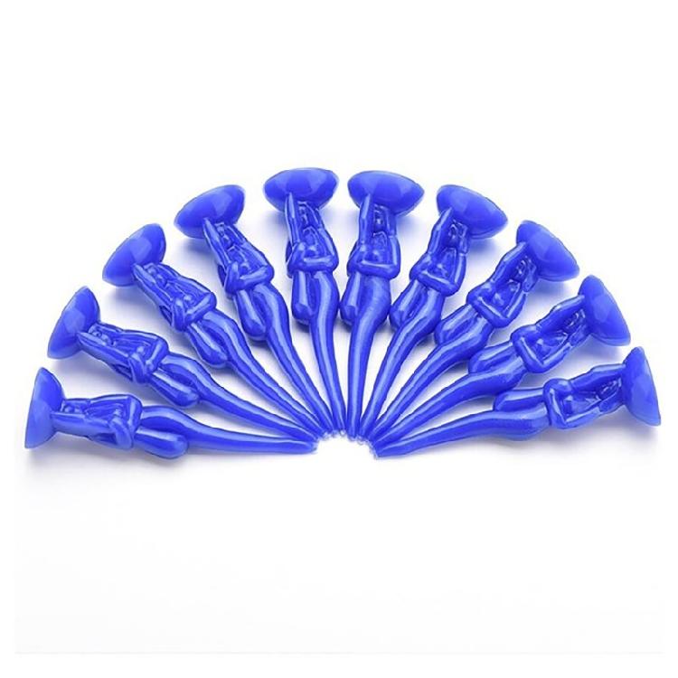 10 Stück Lustige Nackte Dame Golf Tees Kunststoff Golfbälle Halter Ständer Übung Training Golf Tees Bälle Nägel Einfach zu Bedienen