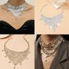 Bling Necklace Scarf Necklace Sequin Neckties Elegant Female Jewelry Ornament
