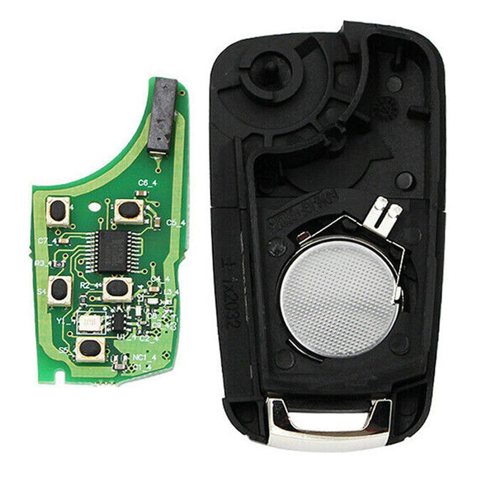 4 Button Car Remote Key Flip For Chevrolet For Cruze Keyless Entry High Quality