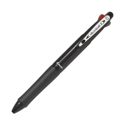 Pilot Acroball 3 Ballpoint Black BKAB40FBK 0.7mm 3-Color Pen,