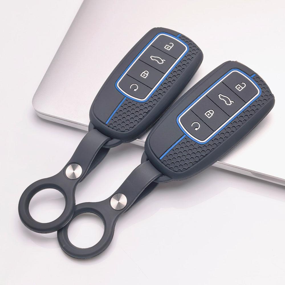 Silicone Key Fob Cover keychain for Chery Tiggo 8 Pro Tiggo 7 Pro Omoda C5 Arrizo 8 for Exeed TXL TX LX VX Anti-Scratch Guard Shockproof