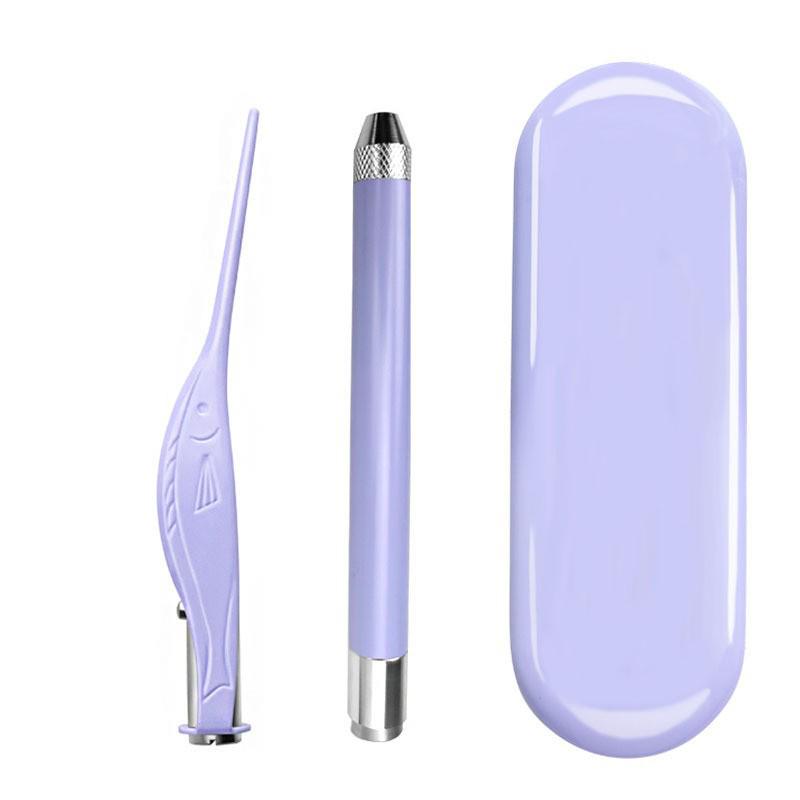 Set Cucchiaio Auricolare Luminoso Ricaricabile per Bambini: Curecchie e Clip Nasale con Luce