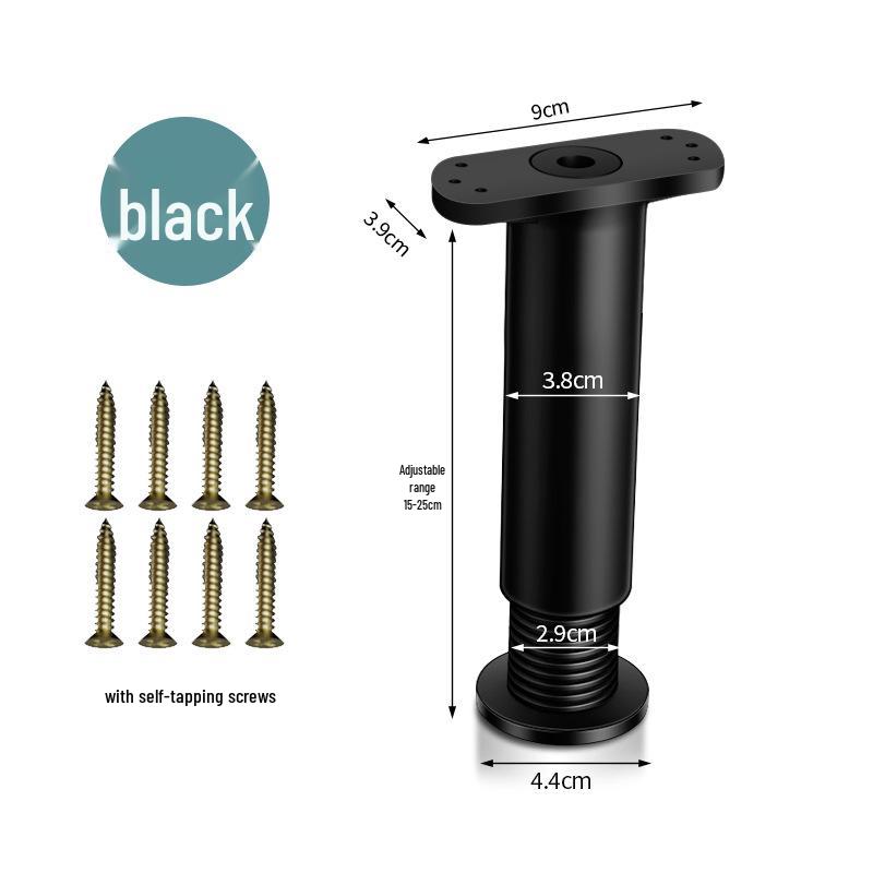 Adjustable Bed Support Leg and Crossbeam Bracket