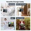 Multi-Pocket Storage Hanging Bag Nylon Bedside Storage Bag New Bed Rails Storage Bag