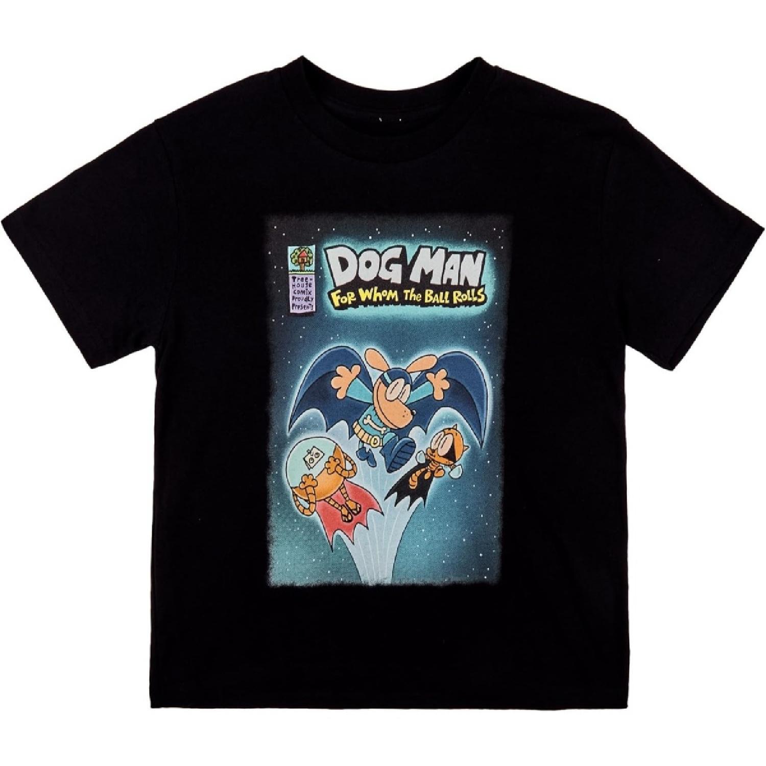 Пес-Человек Для Кого Катится Мяч Детская Черная Футболка S