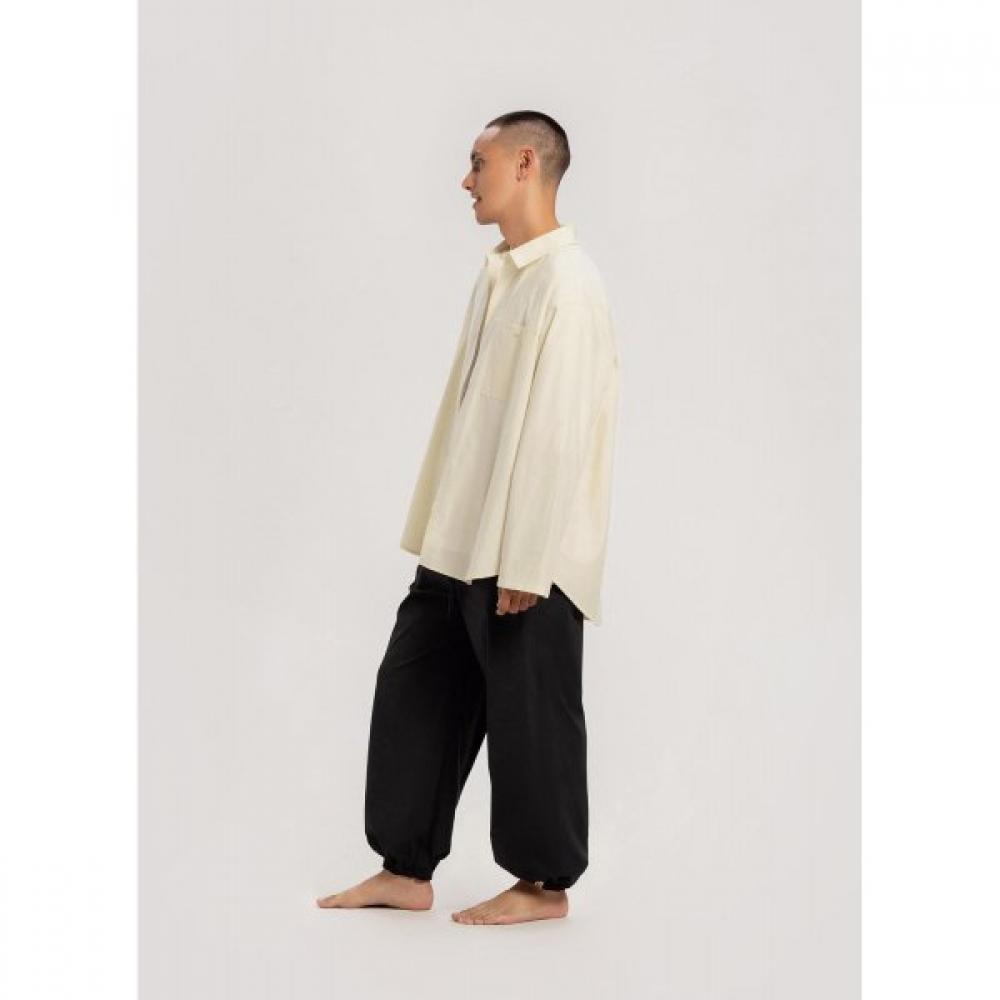Budhi Mudra Diagonal Jogger Pants  Black  B61003apl44 B01 