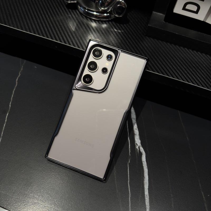 Samsung S25 Ultra Slim Waist Case: Electroplated TPU, Four-Corner Drop Protection for S23P/S24