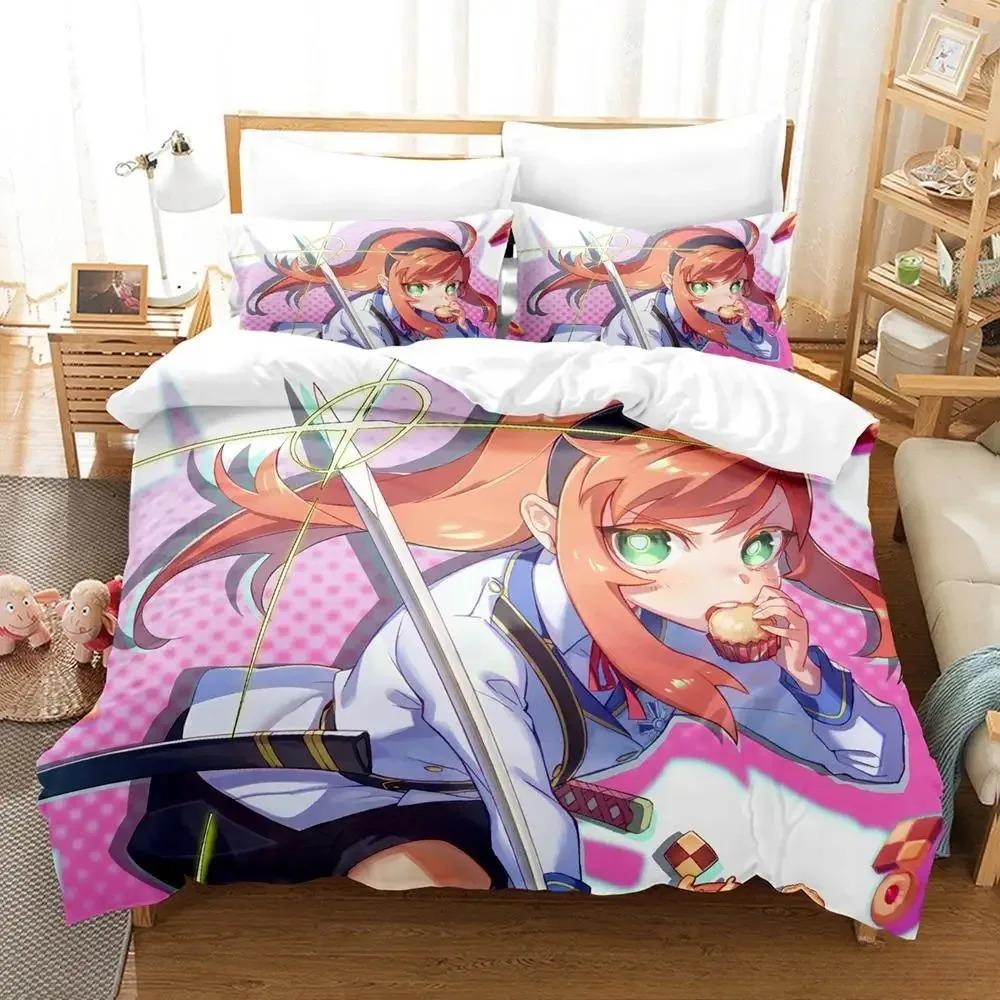 Comforter The Vampire Dies In No Time 2 Bedding Set Cartoon Anime Adult Kid Bedroom S 3D Print Kawaii Anime