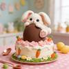 Rabbit Eggs Shaped Chocolate Baking Mould Food Grade Silicone Mousse Cake Molds for Family Gatherings and Celebration