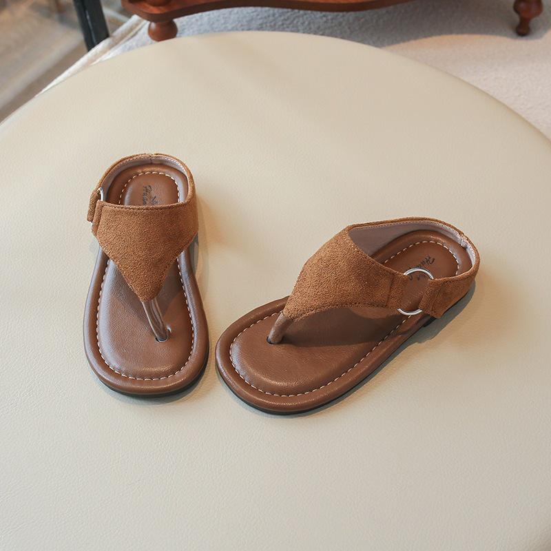 Korean Style 2026 Kids Flip-Flops: Summer Beach Thong Sandals for Boys and Girls