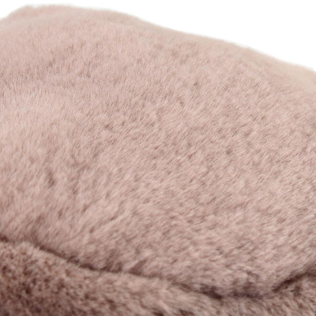 Fur Bucket Hat for Available In and and Solid Product Women's Fall/Winter, Black, Mocha, Ivory. Warm, Thick, Colors. Code Chat0796-mo /