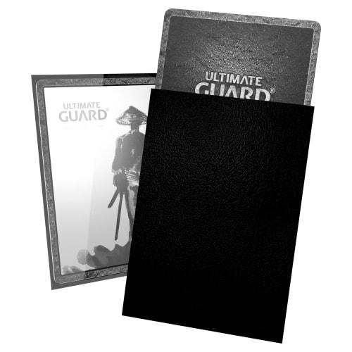 Ultimate Guard Katana Sleeves, Japanese Size, 60 Card Sleeves (Black)