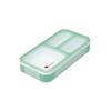 Foodman Bento Box, Slim, Upright, Carry-Along, 400ml, Mint Green, Leak-Resistant, Double Sealing, Secure with 4-Point Lock, CB Japan, DSK