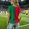 Women's V-Neck Football Top for Soccer Fans