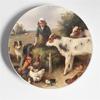 Walter Hunt Fratelli Pittura Arte Piatto Edgar Hunt Animale Cane Gatto Pecora Cavallo Piatto Decorativo Piatto da Appendere Arte Sfondo