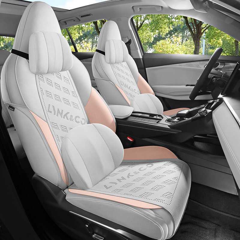 Suede All-Season Semi-Enclosed Saddle Seat Cushion for Lynk & Co 06