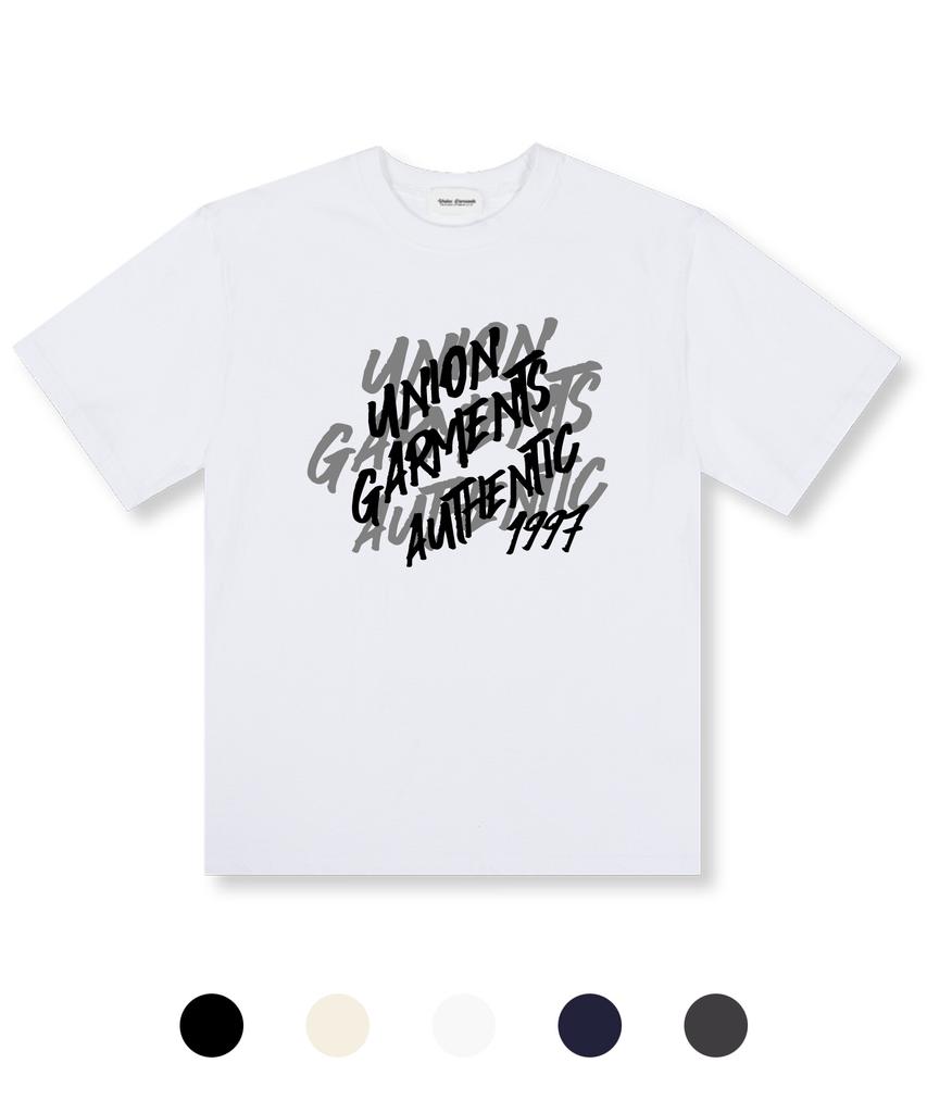 UNION GARMENTS Layered Oversized Short Sleeve T-Shirt 5 Colors