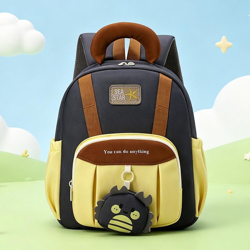 Schoolbag new childlike high-quality children's schoolbag 1-1 year old boy and girl baby summer outing school season admission backpack
