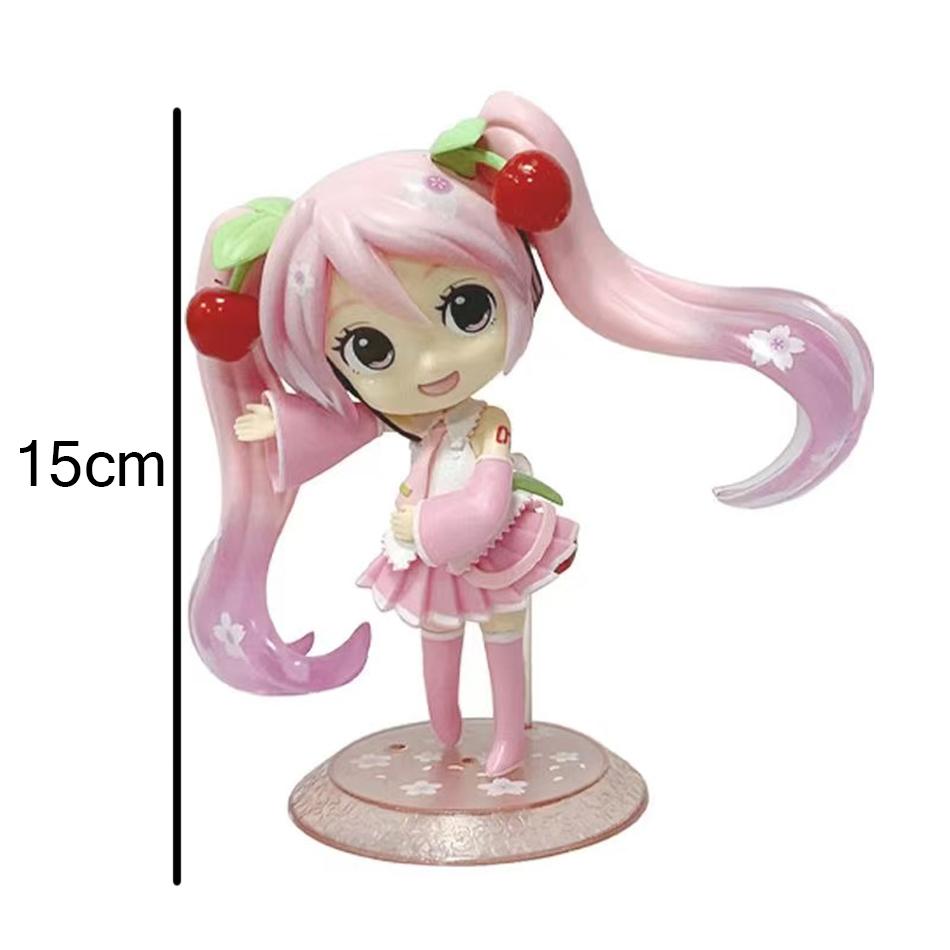 NewHatsune Miku Game Character Hatsune Cartoon Doll Exquisite Girl Doll Model Toy Home Car Ornament Children Charm Birthday Gift
