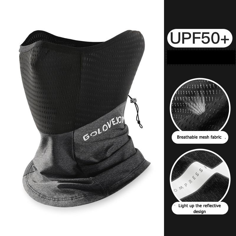 

Защитная маска от солнца, ледяной шелк, легкая кепка, маска, шарф, уличные маски для верховой езды, защитный шелковый шарф от УФ-излучения, повязка на голову, крышка для шеи A