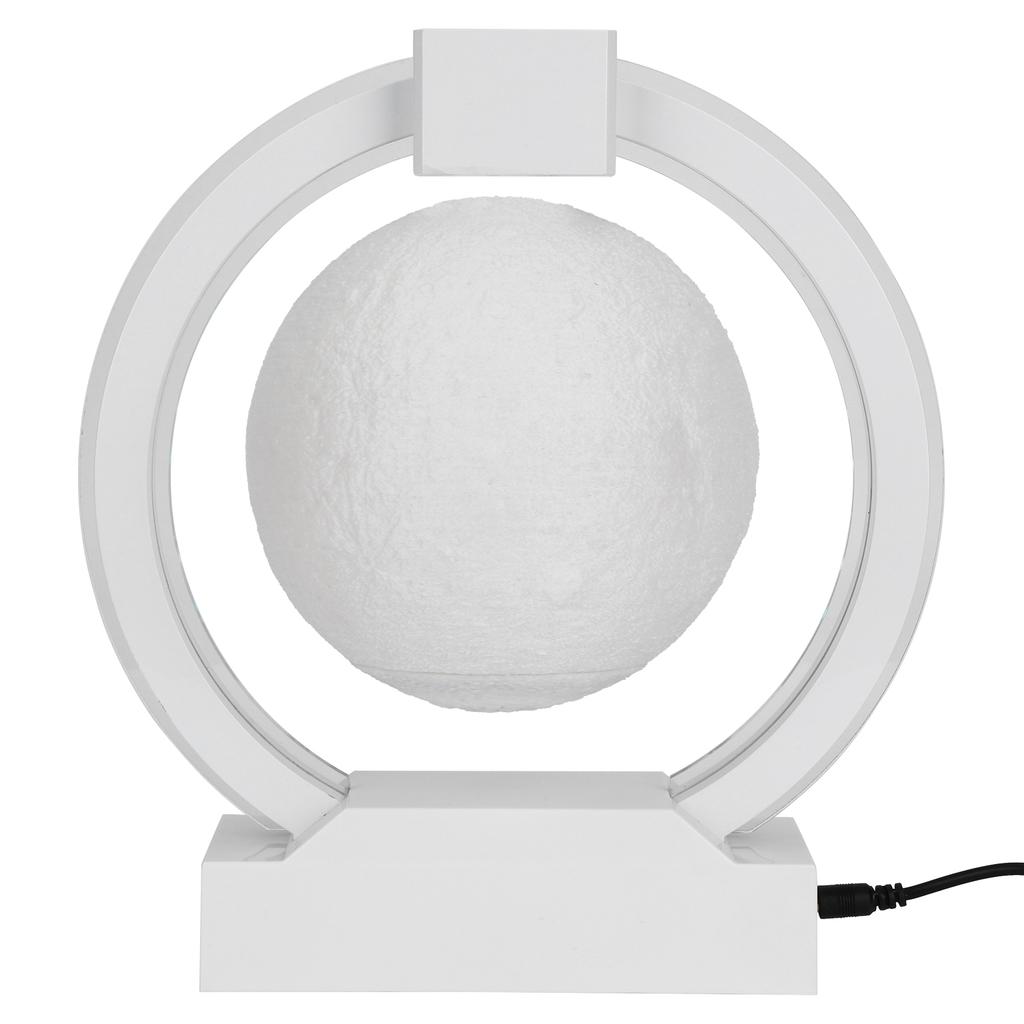 White Magnetic Suspension Moon Bedroom Floating Night Light Desk Ornaments Birthday Gift 100?240VAU