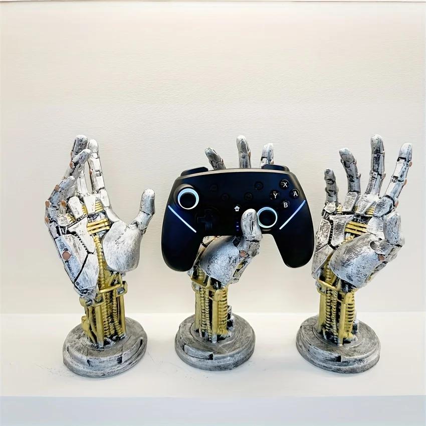 3D Cyberpunk Handle Craftsmanship Ornament - Sci Fi Mechanical Style, Suitable for Home and Office Decoration