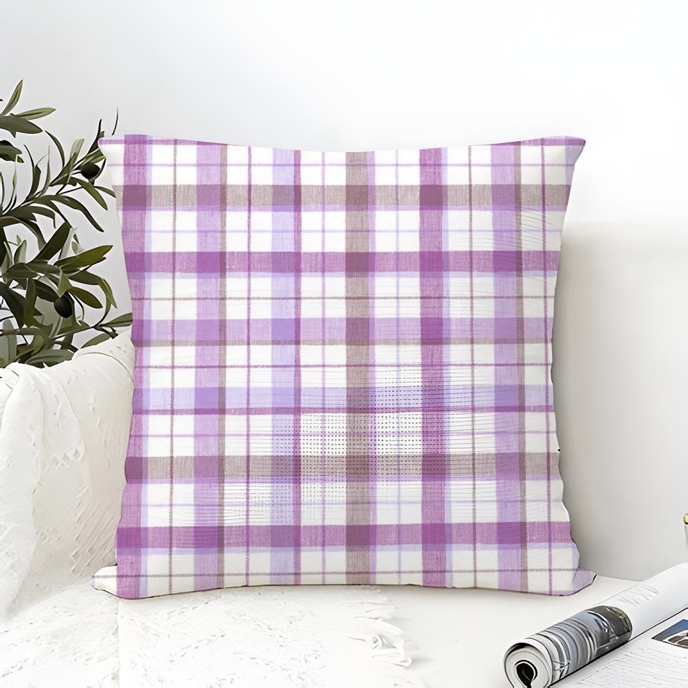 Classic Retro Checkered Pattern Pillow Case linen pillow case sofa home decor cushion cover cushion cove
