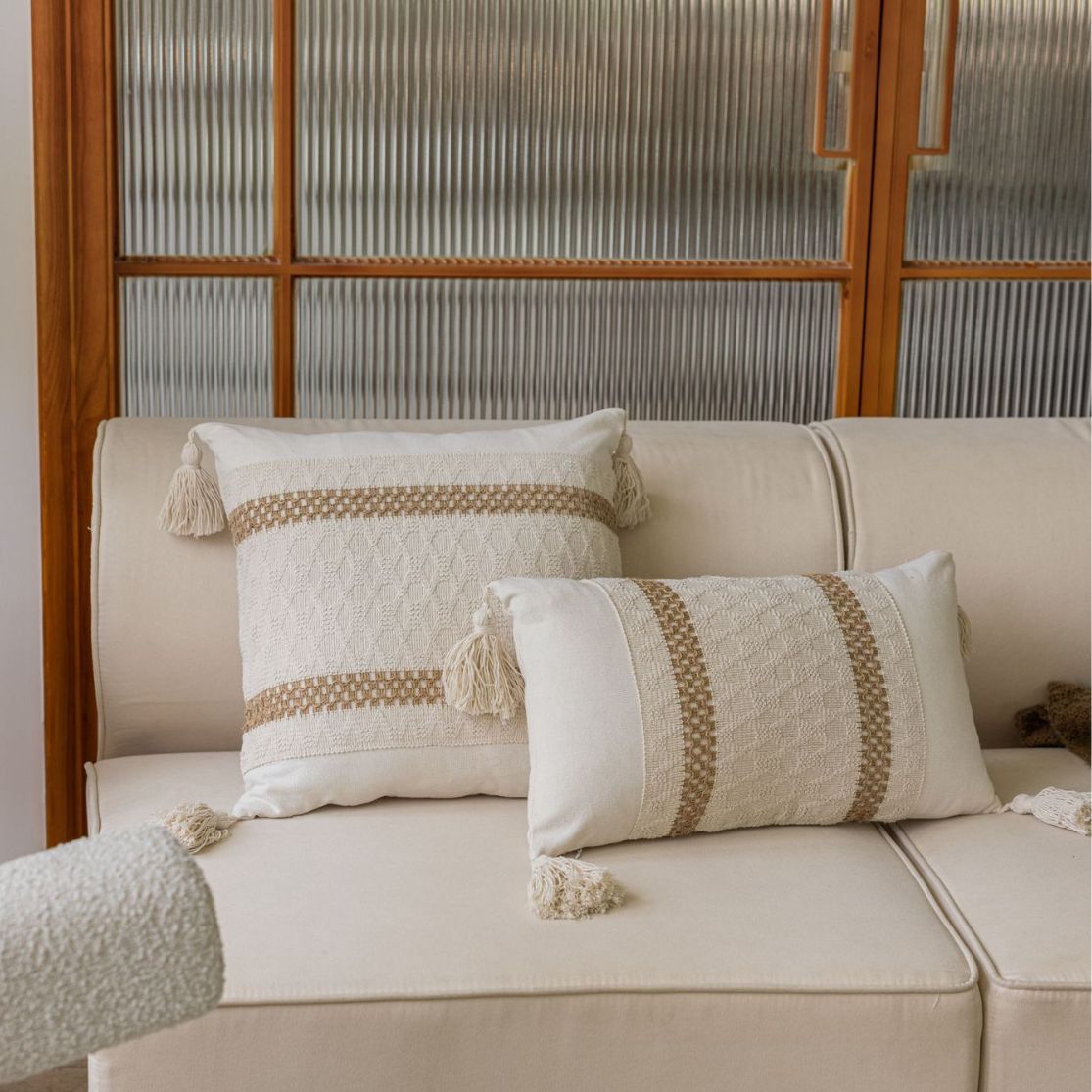 1 шт. Бохо наволочки декоративные подушки для диванных подушек чехол с кисточками наволочка (Без подушки) 45x45cm(17.7x17.7inch)